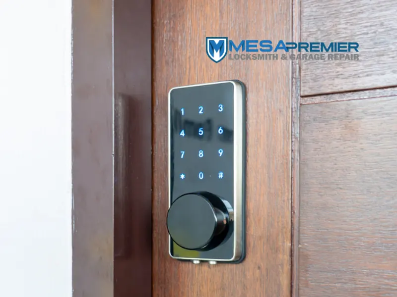 smart lock in entrance